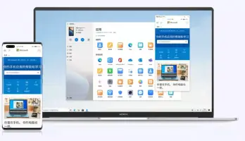 Phone Link: Phone Link displaying phone apps and messages on a laptop