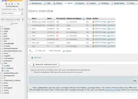 phpMyAdmin screenshot 3