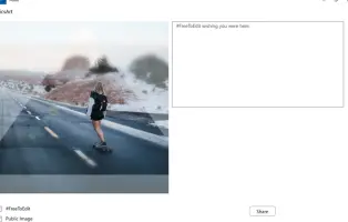 PicsArt Winows Photo Editor Share Screen