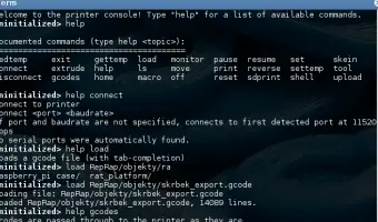 Pronterface screenshot 4