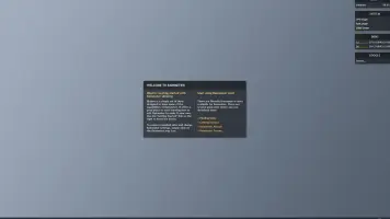Rainmeter: Rainmeter welcome panel and desktop skins