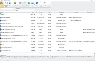 main screen of revo uninstaller free