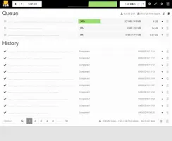 SABnzbd screenshot 1