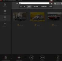 Find captures by name, file type, and date