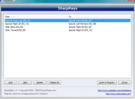 SharpKeys screenshot 1
