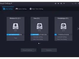 Smart Defrag Portable screenshot 1