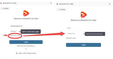 Anmeldekontostatus | Streamfox für Video-Benutzerhandbuch