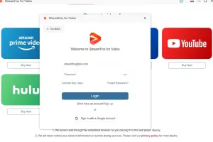Passwort-Kontostatus | Streamfox für Video-Benutzerhandbuch