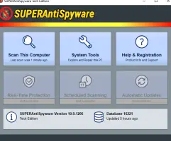 SuperAntiSpyware screenshot 1