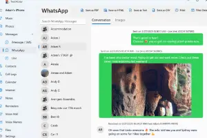 TouchCopy Messages