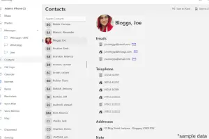 TouchCopy Contacts