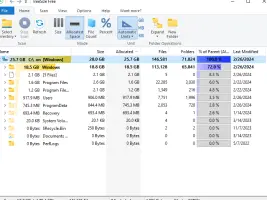 TreeSize Free Portable screenshot 1