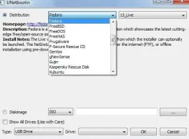 UNetbootin screenshot 1