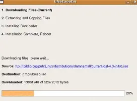 UNetbootin screenshot 3