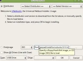 UNetbootin screenshot 5