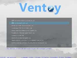 Ventoy screenshot 1