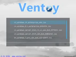 Ventoy screenshot 2