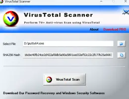 VirusTotal Scanner screenshot 1