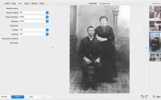VueScan Screenshot showing the before image of AI-powered colorization