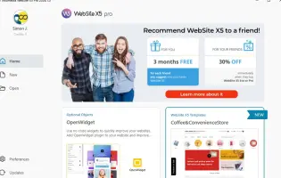 Website X5 Pro screenshot 1