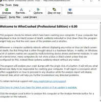 WhoCrashed screenshot 1