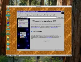 Screenshot showing Windows 95