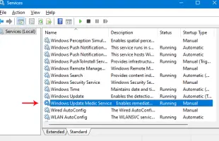 Windows services