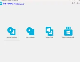 WinToHDD Main Window