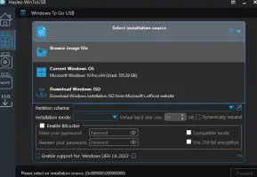 WinToUSB - Browse and select Windows ISO file for portable Windows installation