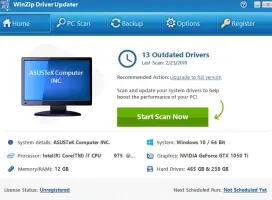 WinZip Driver Updater screenshot 1