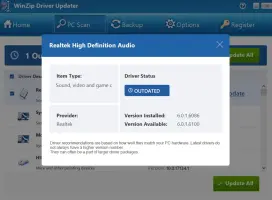WinZip Driver Updater screenshot 3