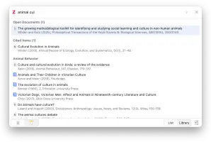 Zotero screenshot 5